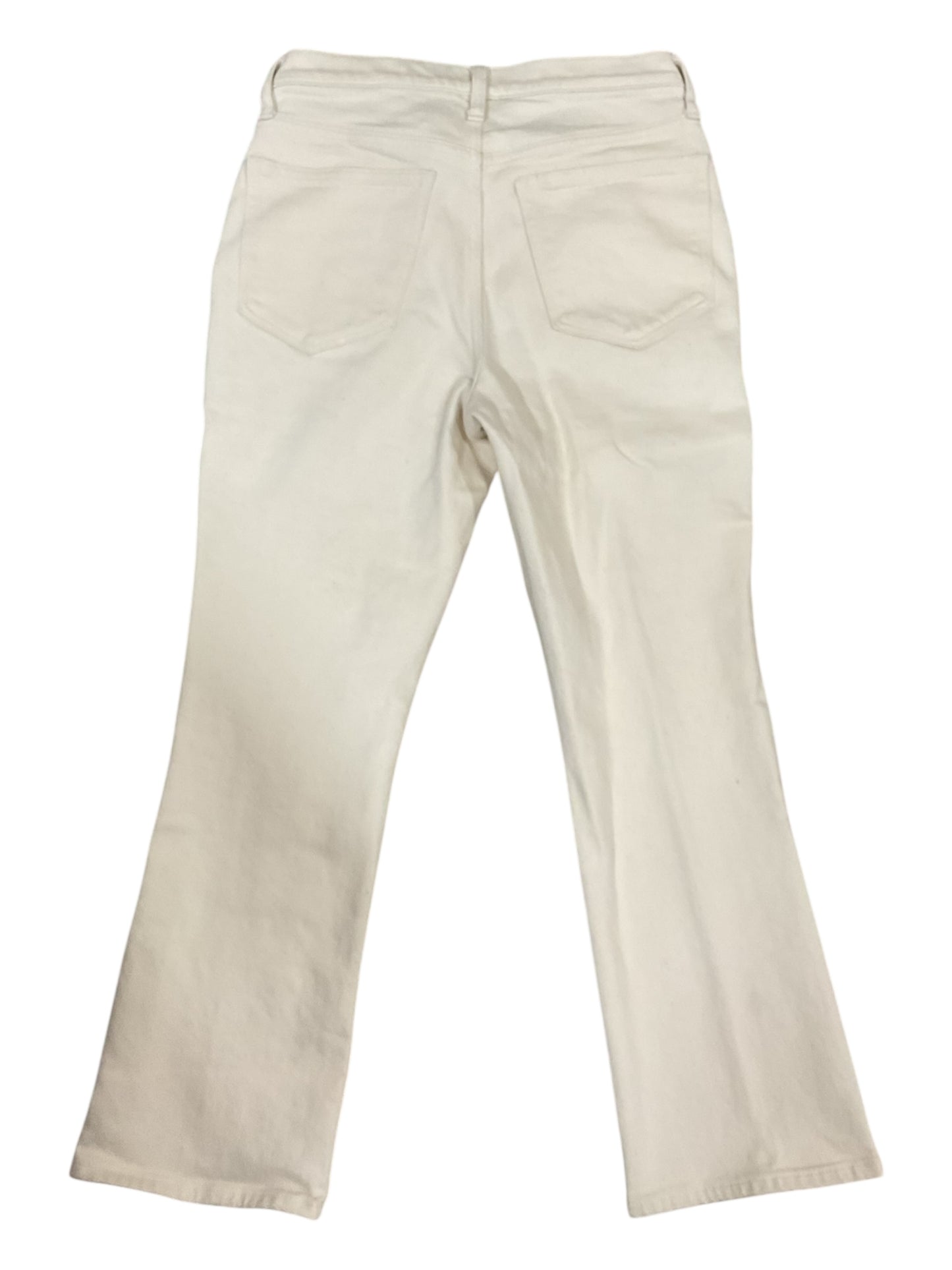 Jeans Flared By J. Crew In Cream, Size:4
