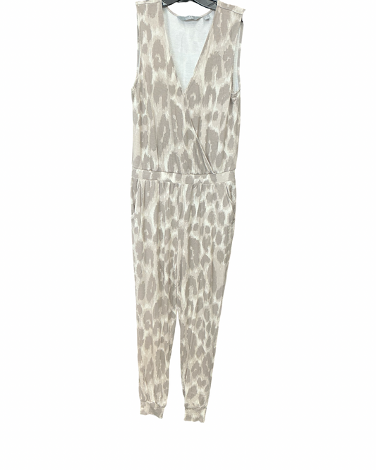 Jumpsuit By Clothes Mentor In Tan, Size:S