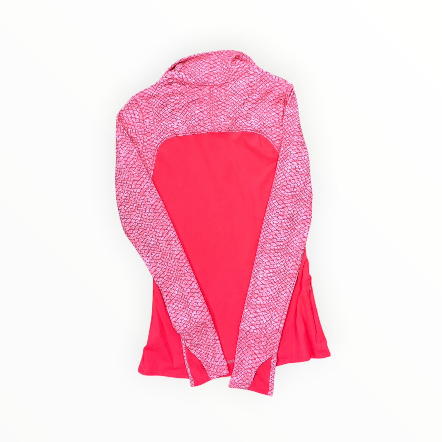 Athletic Top Ls Collar By Under Armour In Red, Size:M