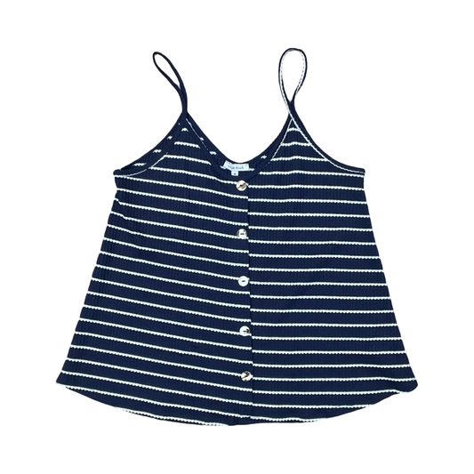 Top Sleeveless By White Birch In Blue, Size:M