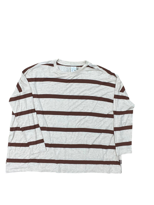Top Ls By Maurices In Brown & Cream, Size:M