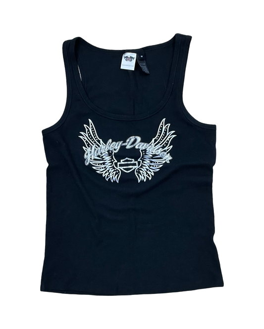 Tank Top By Harley Davidson In Black, Size:Xl