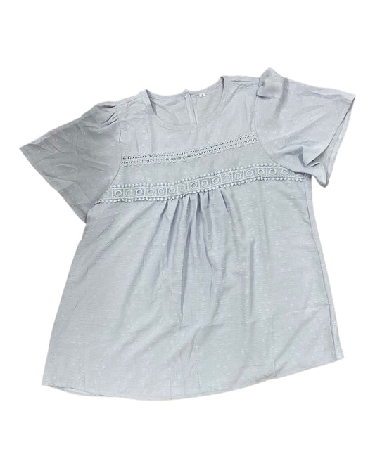 Top Ss By Clothes Mentor In Blue, Size:L