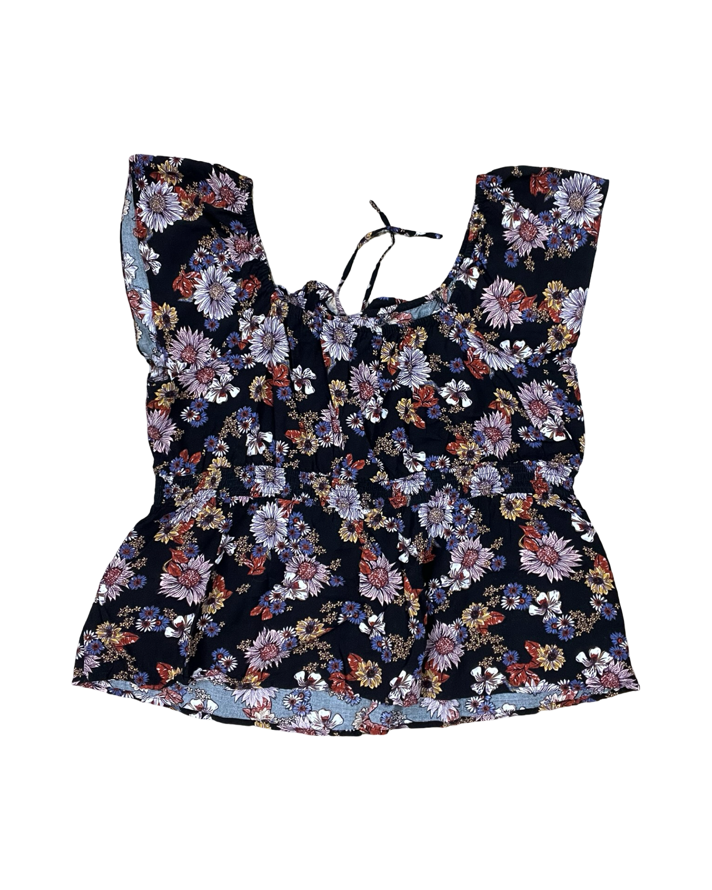 Top Ss By Maurices In Floral Print, Size:2X
