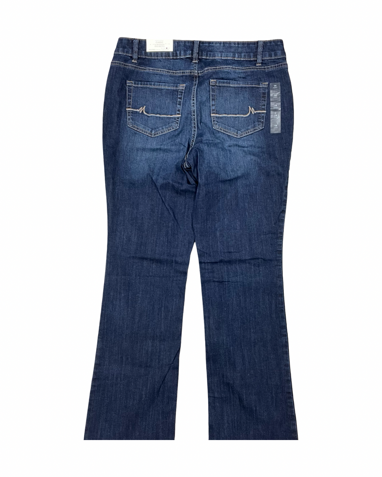 Jeans Boot Cut By Maurices In Blue Denim, Size:14