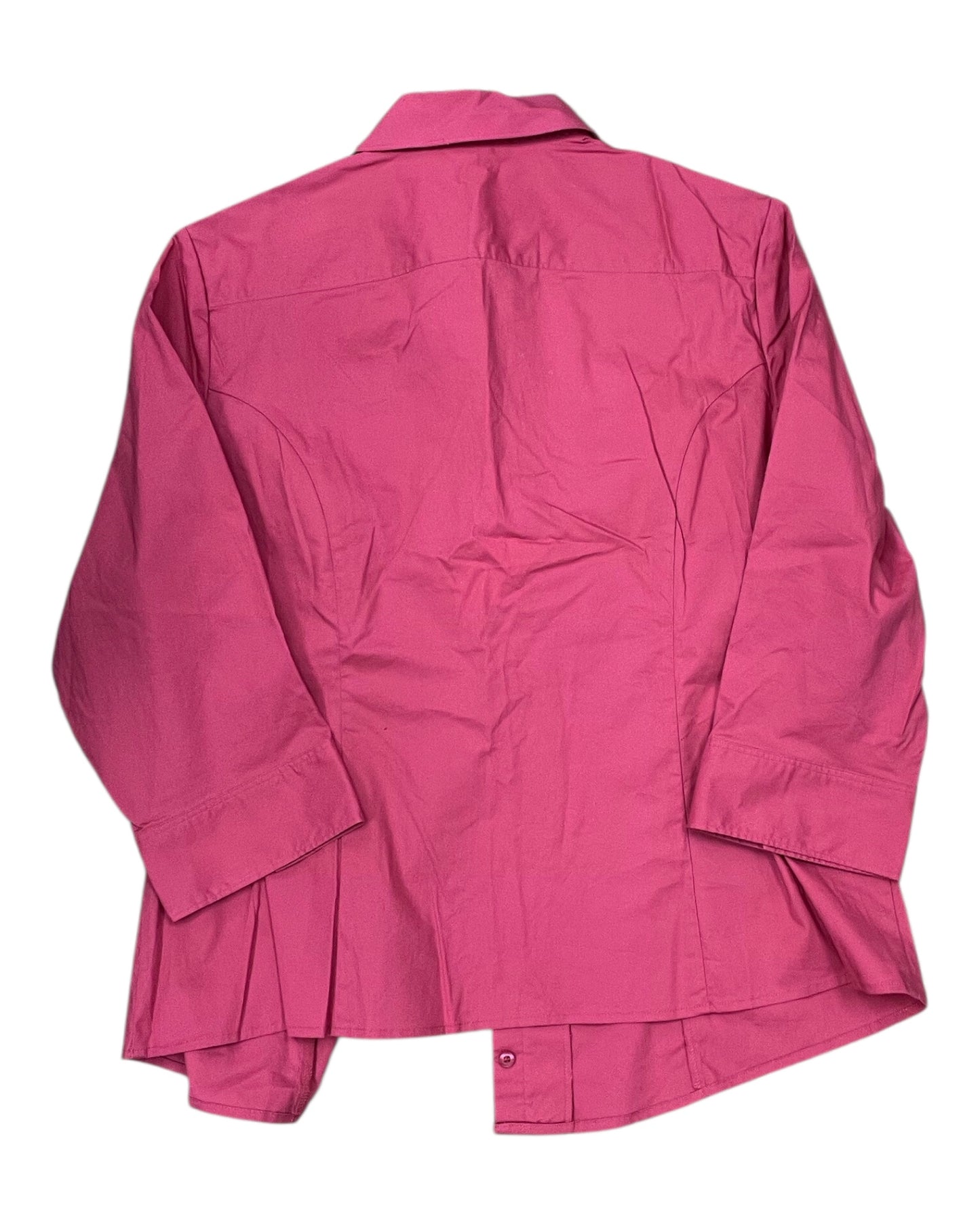 Top 3/4 Sleeve By Riders In Pink, Size:Xl