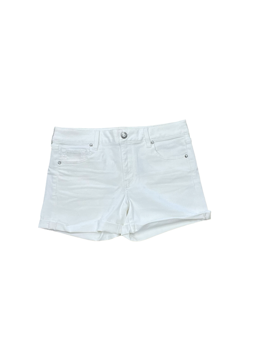 Shorts By American Eagle In White Denim, Size:12