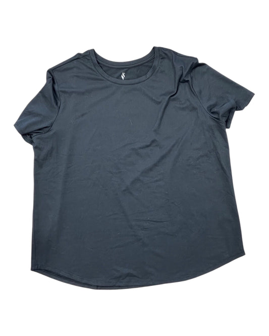 Top Ss Basic By Skechers In Black, Size:2X