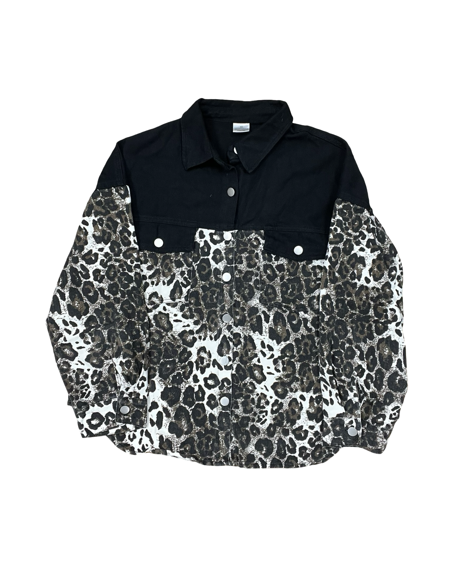 Blouse Ls By Clothes Mentor In Animal Print, Size:Xl
