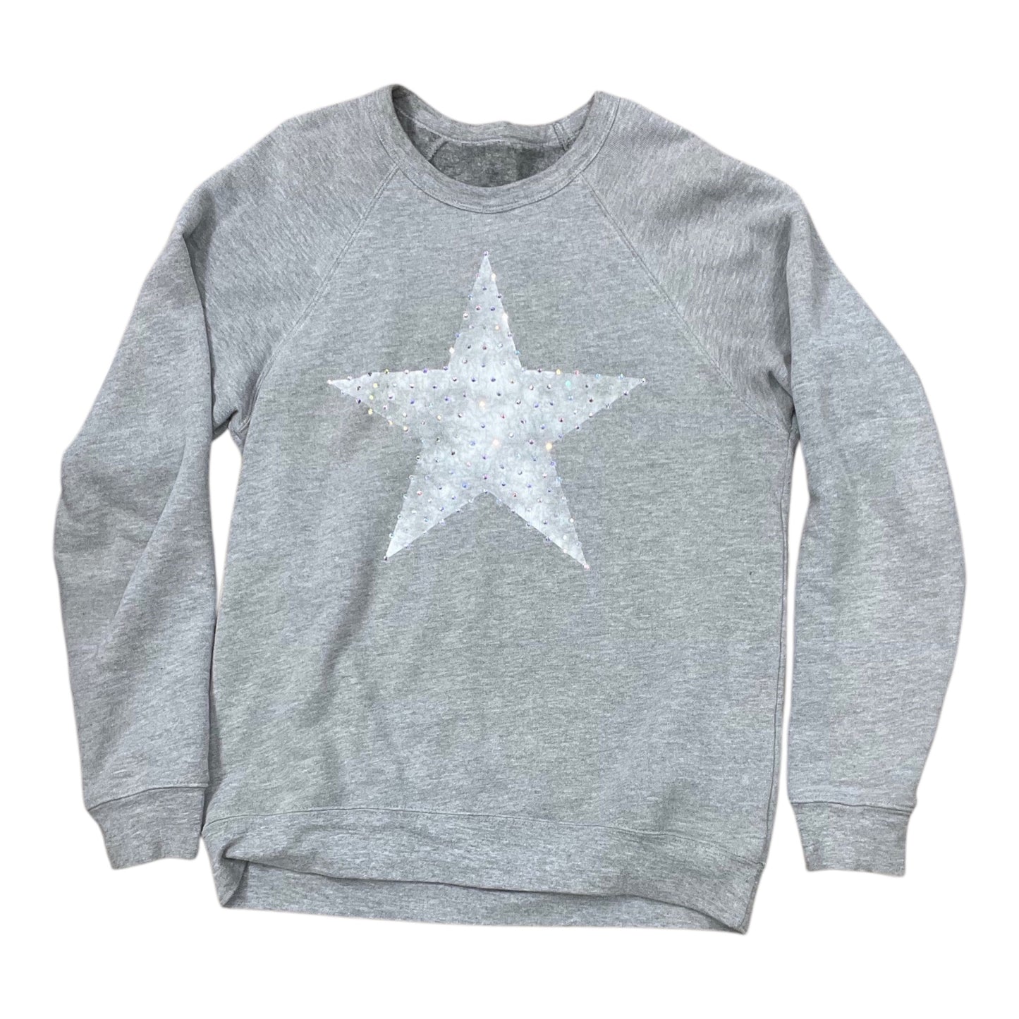 Sweatshirt Crewneck By Clothes Mentor In Grey, Size:Xl
