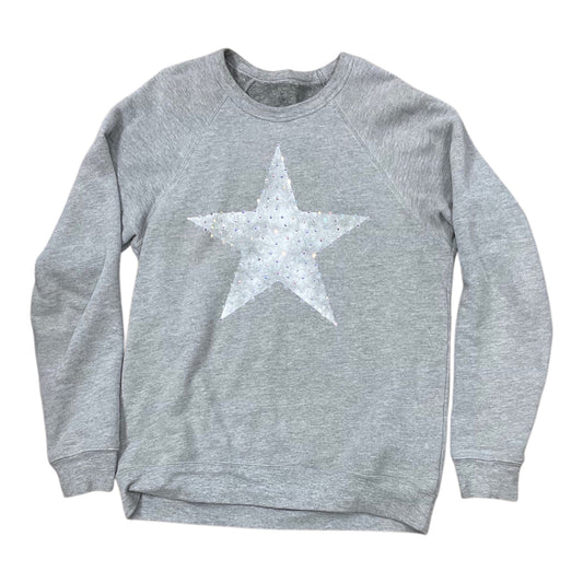 Sweatshirt Crewneck By Clothes Mentor In Grey, Size:Xl