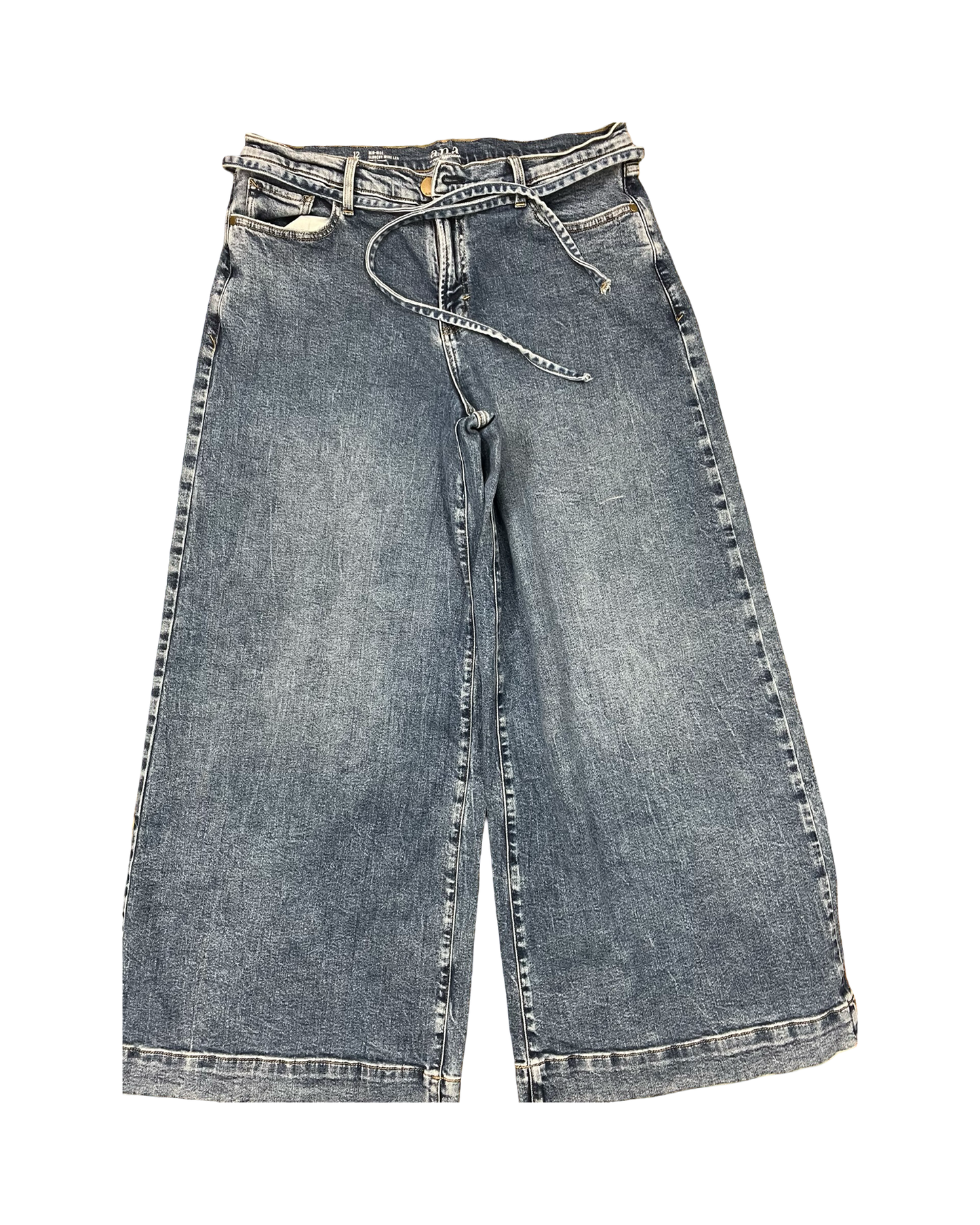 Jeans Wide Leg By Ana In Blue Denim, Size:12
