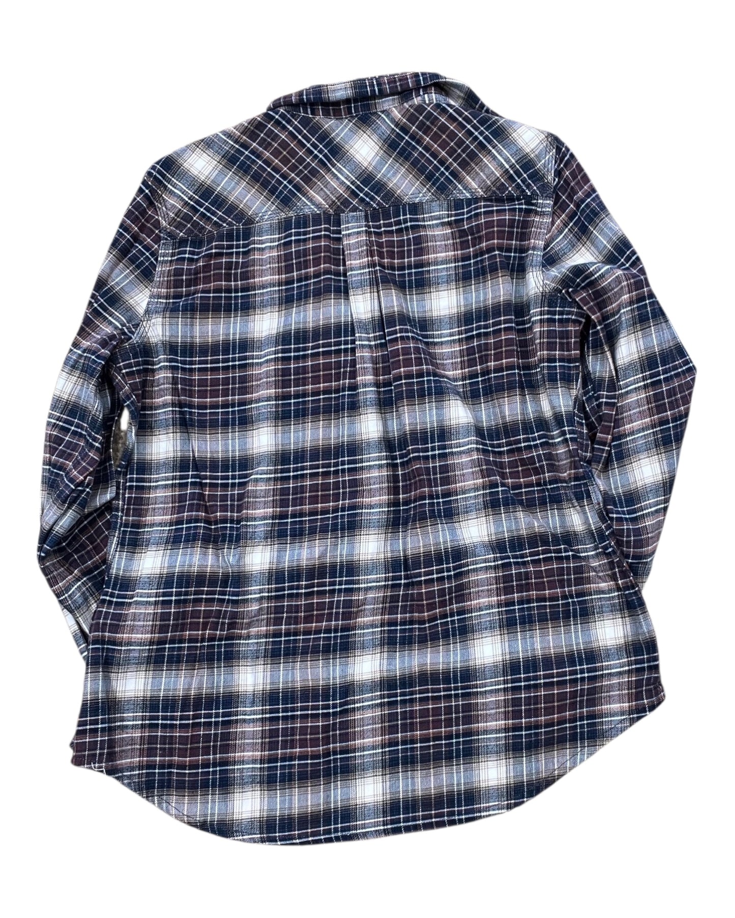 Top Ls By Carhartt In Blue & Cream, Size:L
