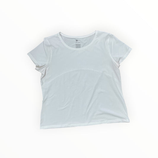 Top Ss Basic By All In Motion In White, Size:L