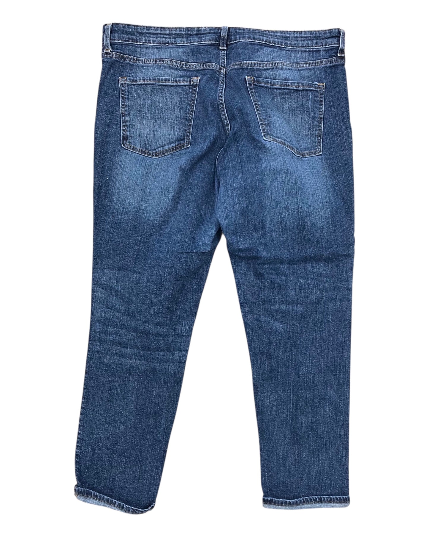 Jeans Boyfriend By Gap In Blue Denim, Size:16