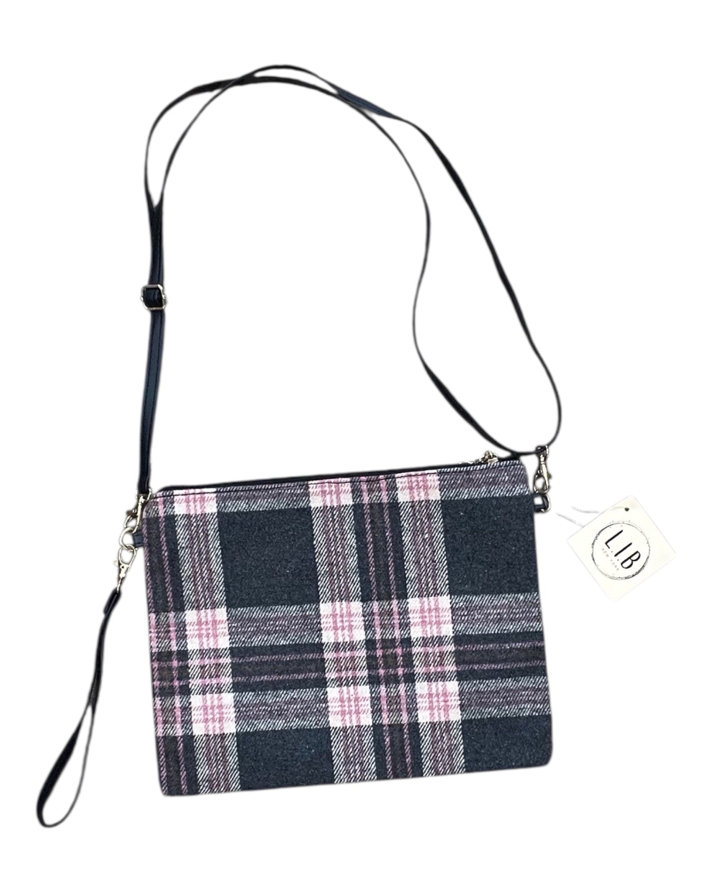Crossbody By Clothes Mentor In Green & Pink, Size:Medium