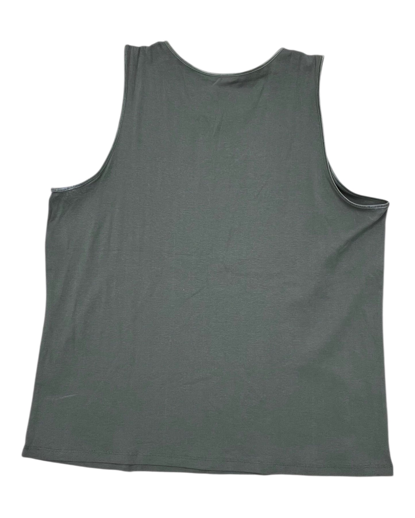 Tank Top By Christopher And Banks In Green, Size:2X
