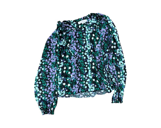 Top Ls By Loft In Blue & Green, Size:M