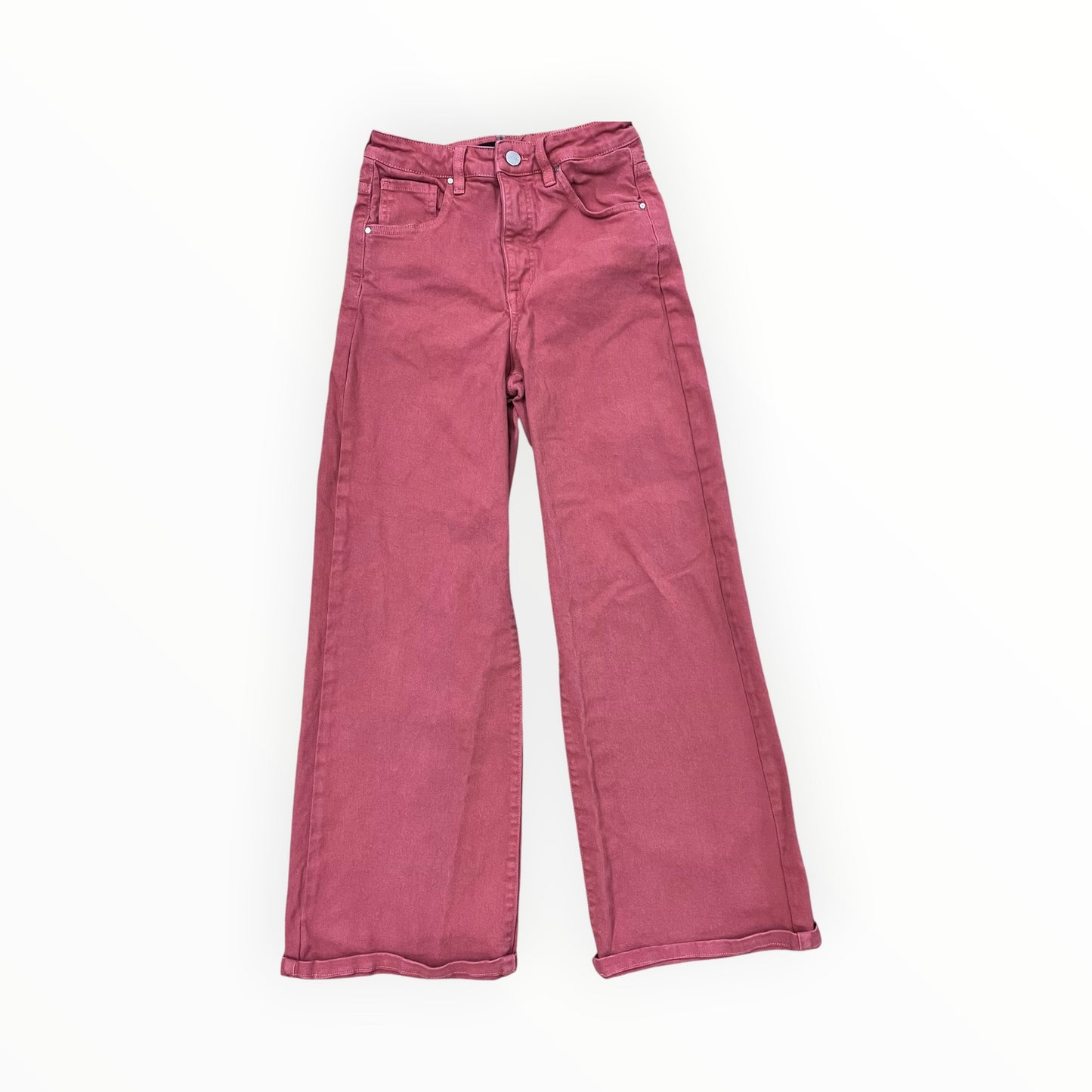 Jeans Wide Leg By Clothes Mentor In Red, Size:4