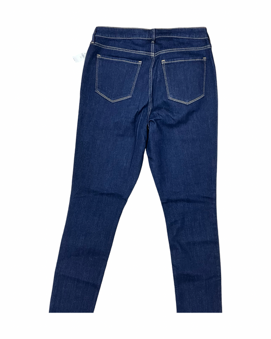 Jeans Skinny By Old Navy In Blue Denim, Size:14L