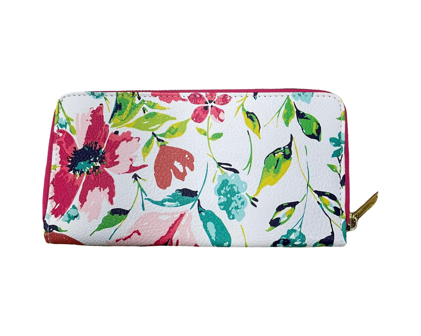 Wallet By Clothes Mentor In White, Size:Large