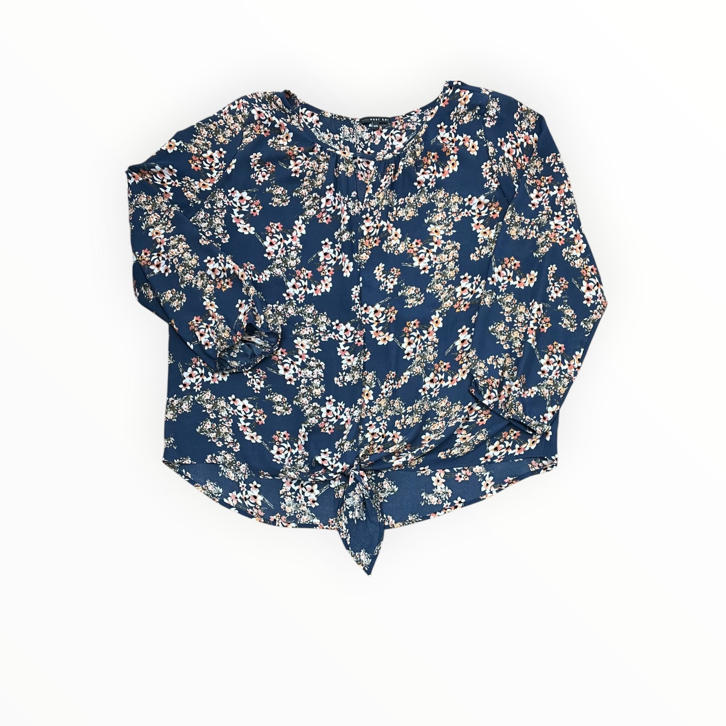 Top Ls By West Kei In Blue, Size:1X