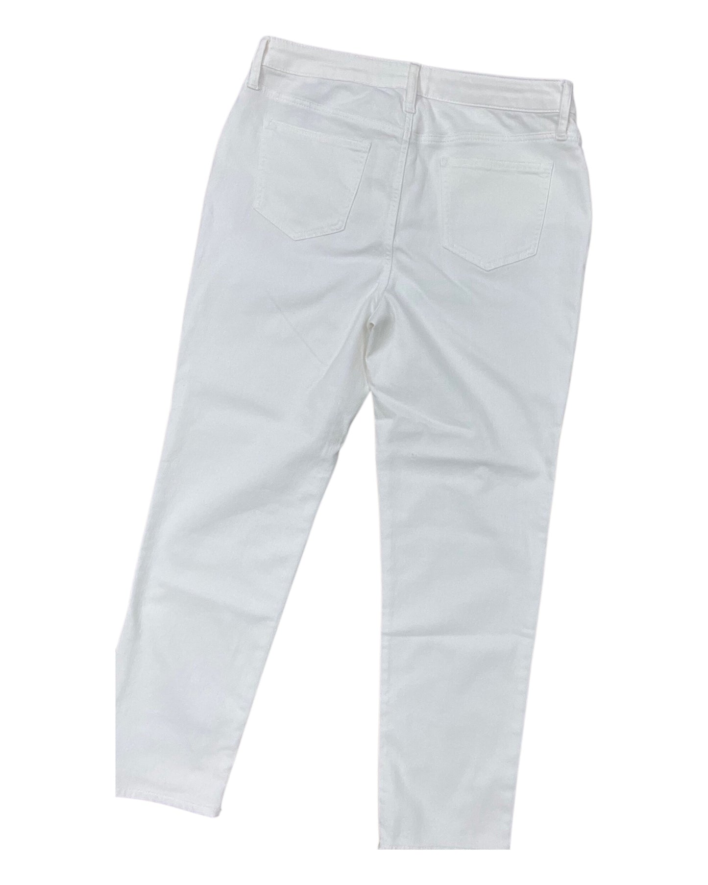 Jeans Skinny By Chicos In White, Size:10