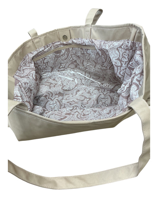 Tote By Clothes Mentor In Tan, Size:Large