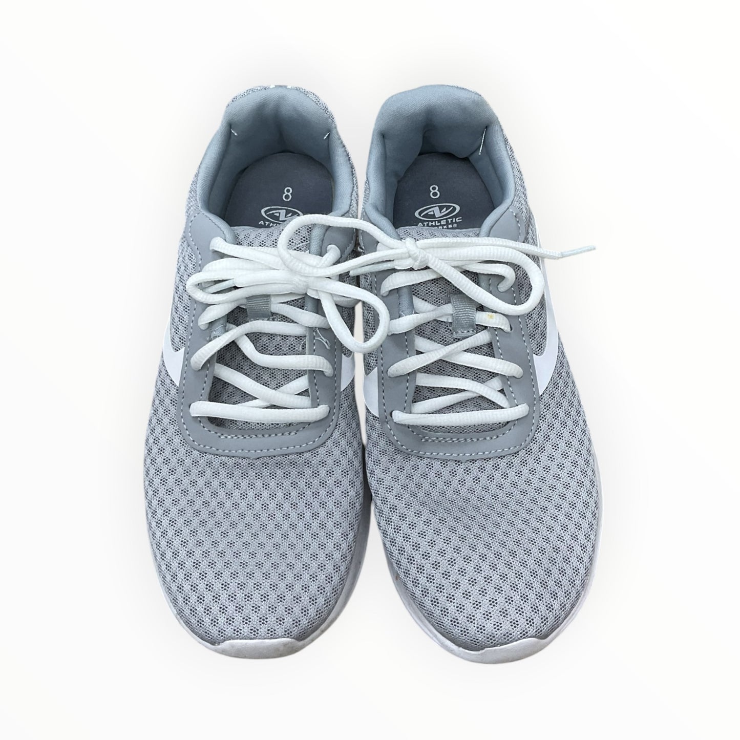 Shoes Athletic By Athletic Works In Grey & White, Size:8