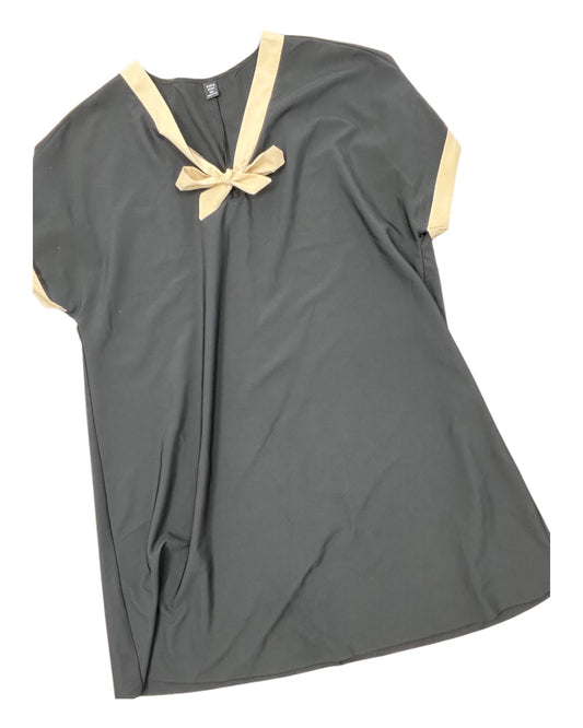 Dress Casual Midi By Shein In Black, Size:1X