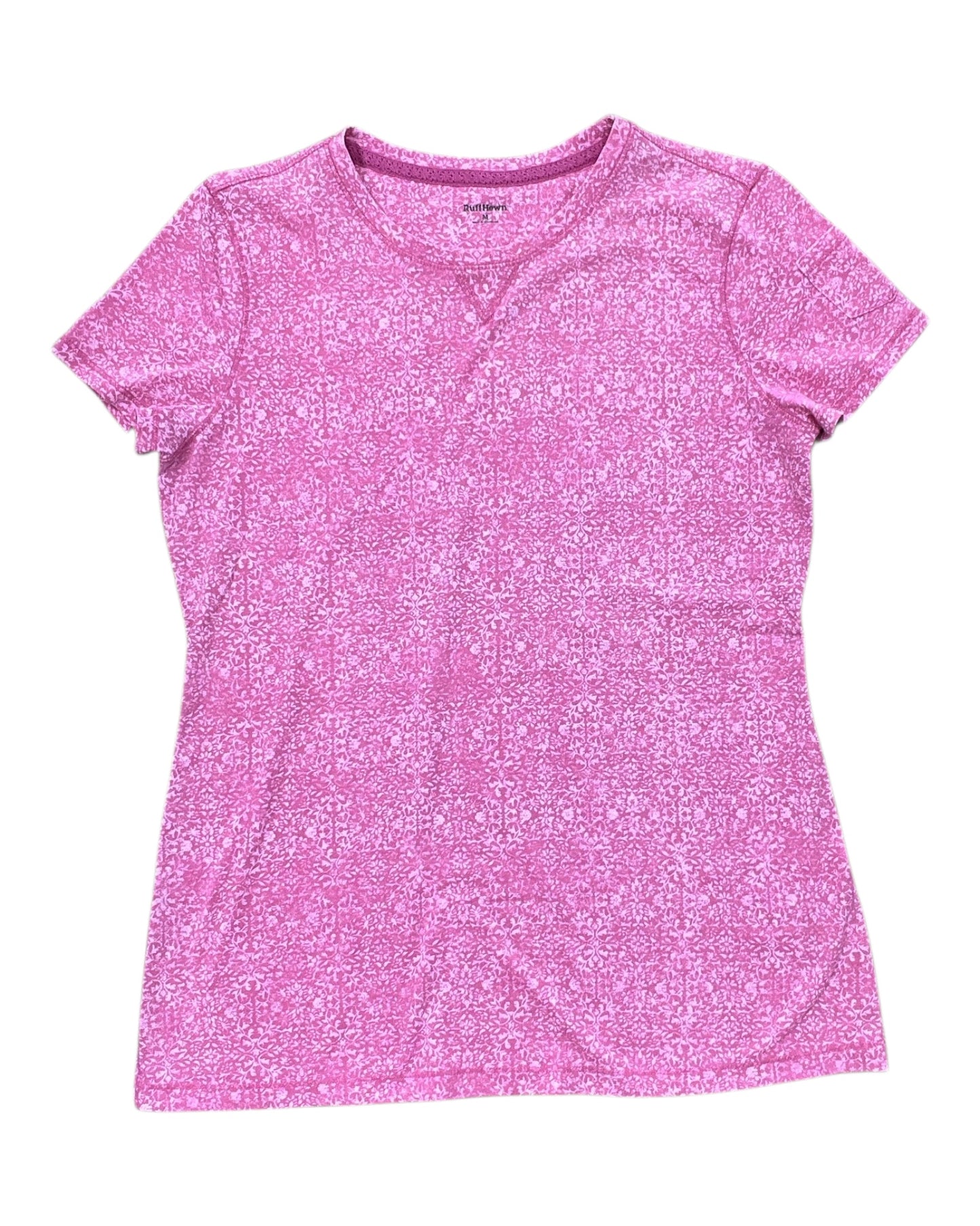 Top Ss By Ruff Hewn In Pink & White, Size:M