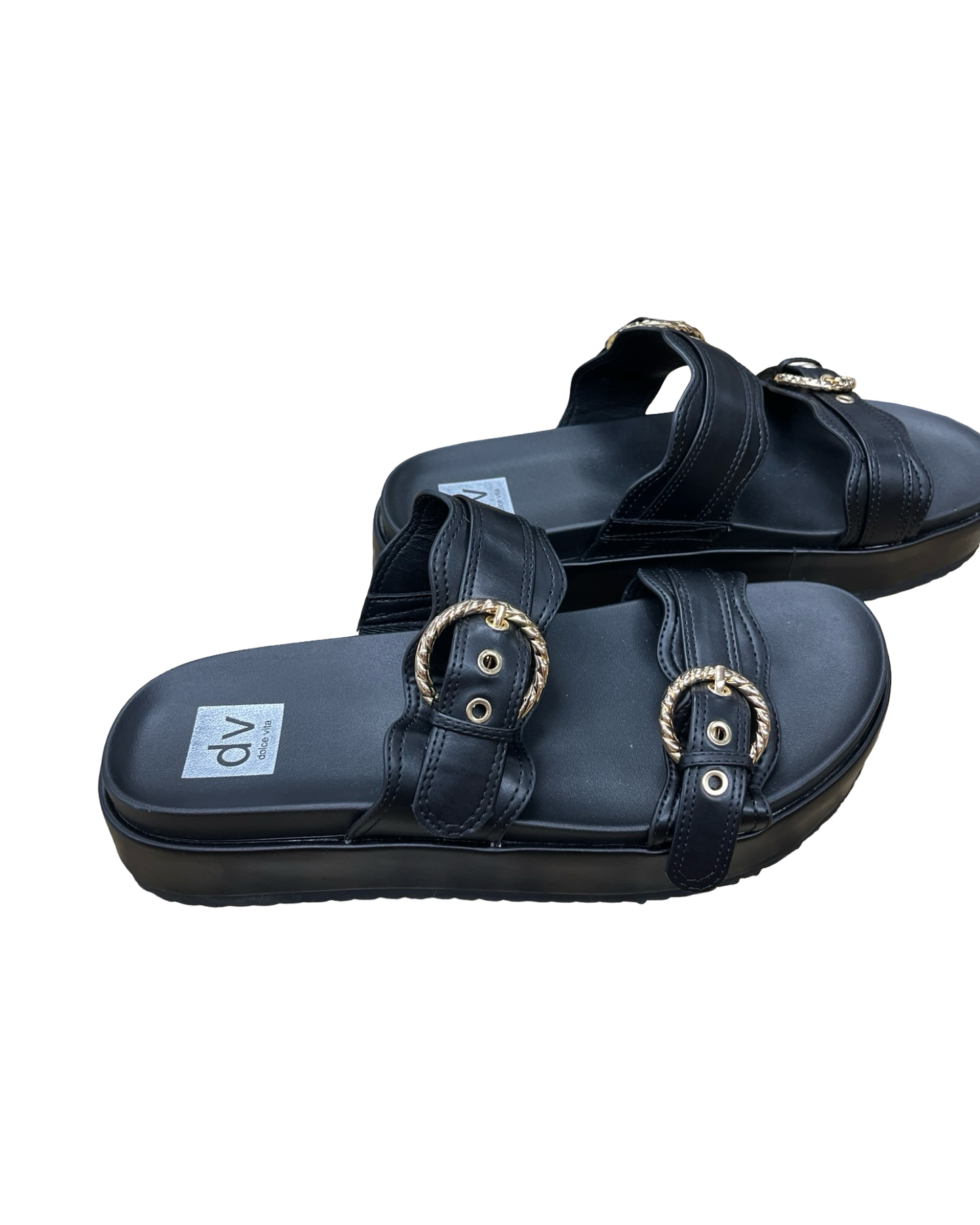 Sandals Flats By Dolce Vita In Black, Size:10