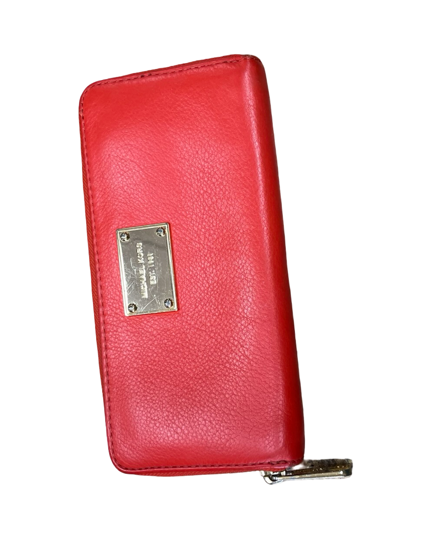 Wallet Designer By Michael Kors In Red, Size:Medium