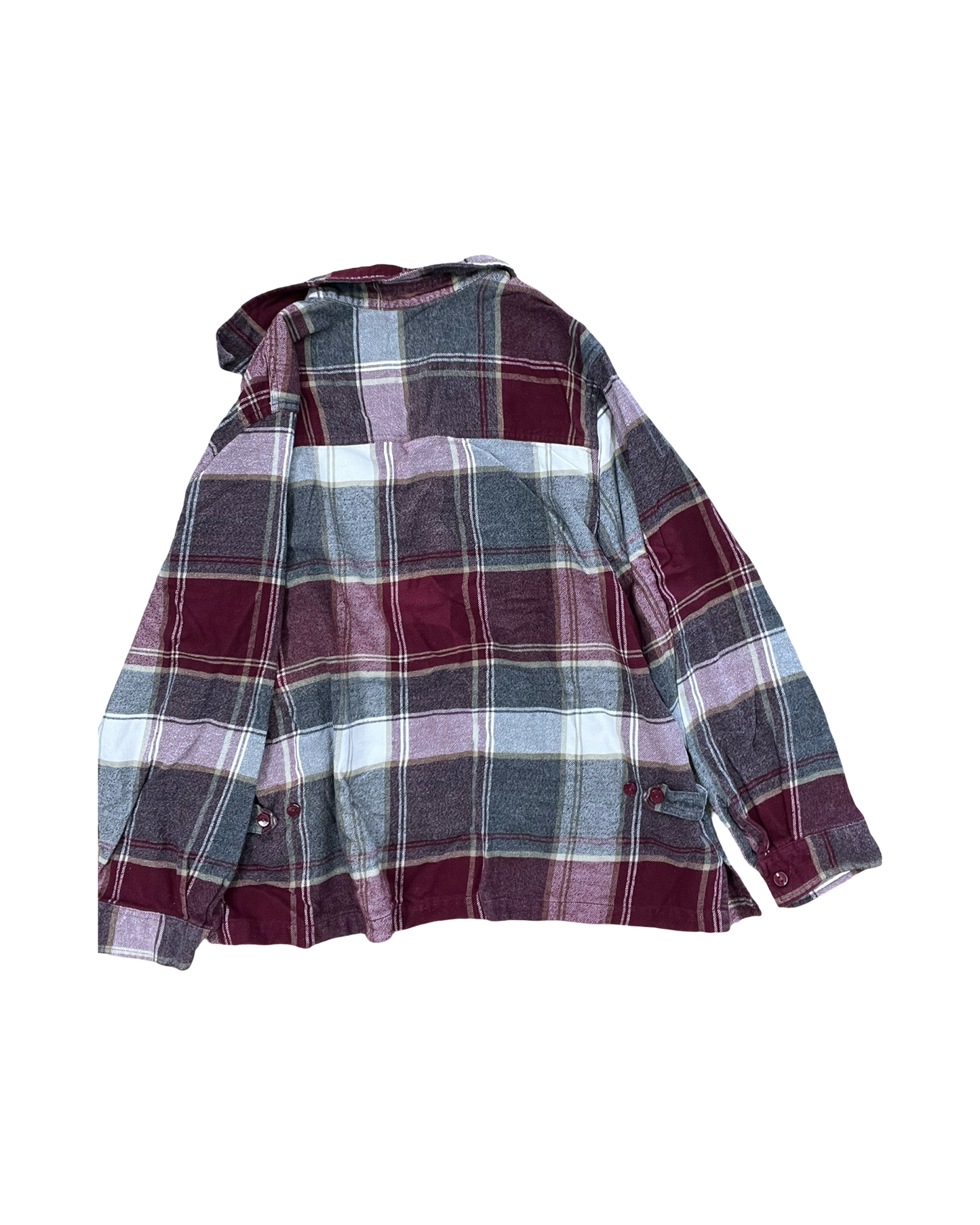 Top Ls By Cj Banks In Grey & Red, Size:1X