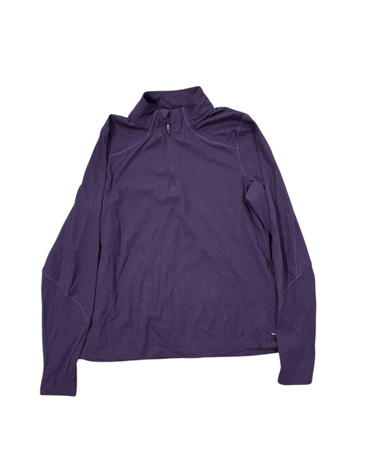 Athletic Top Ls Collar By Mondetta In Purple, Size:L