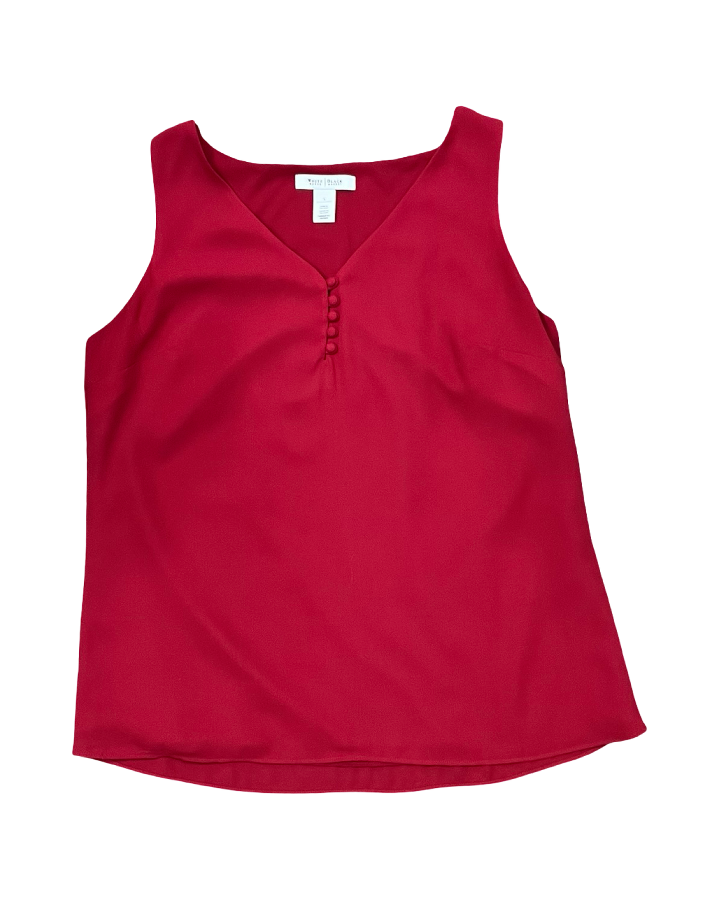 Top Sleeveless By White House Black Market In Red, Size:S