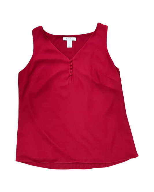 Top Sleeveless By White House Black Market In Red, Size:S
