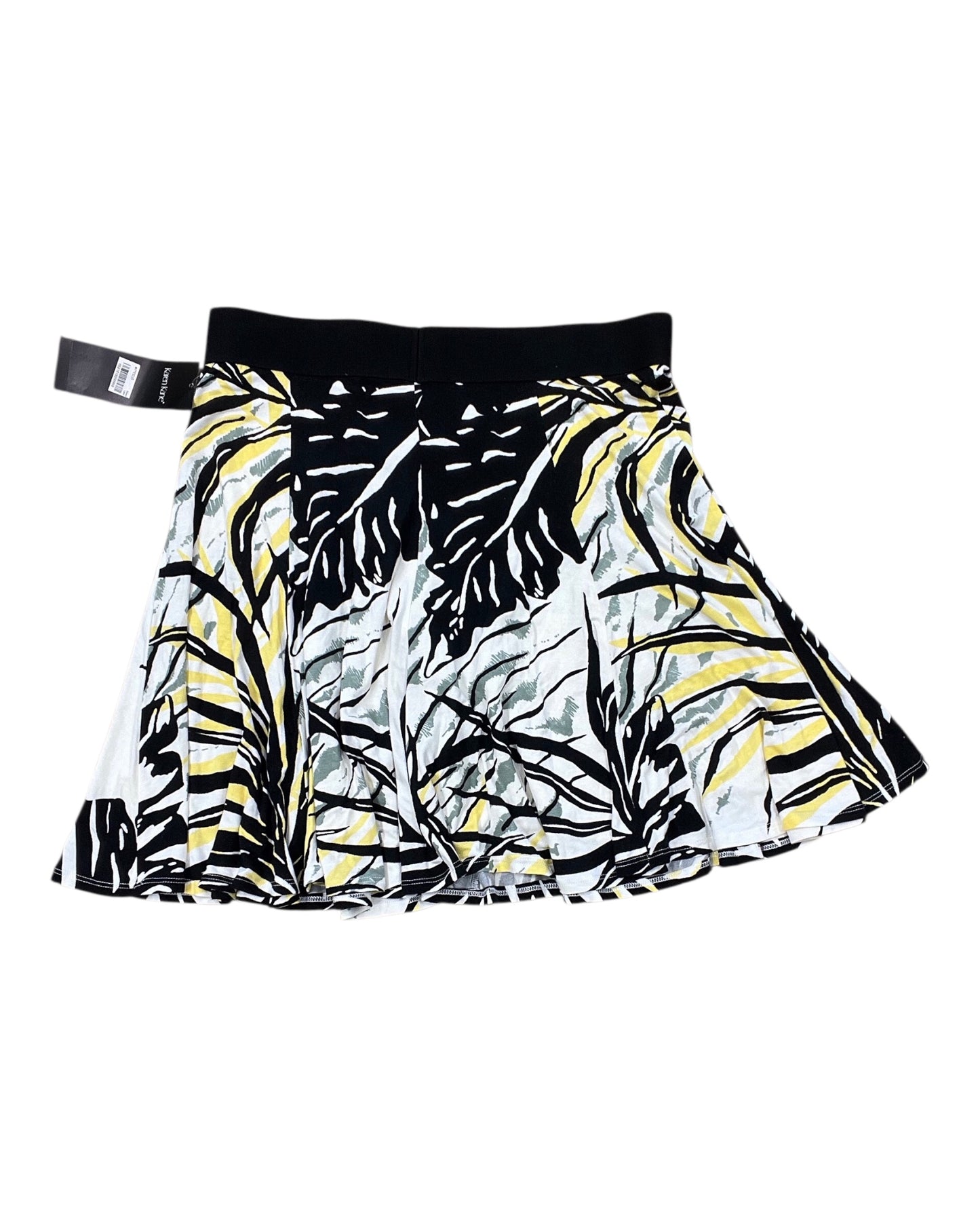 Skirt Mini & Short By Karen Kane In Black & Yellow, Size:L