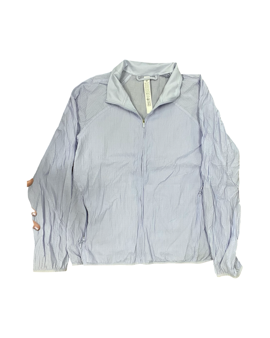 Athletic Jacket By Lululemon In Purple, Size:Xl