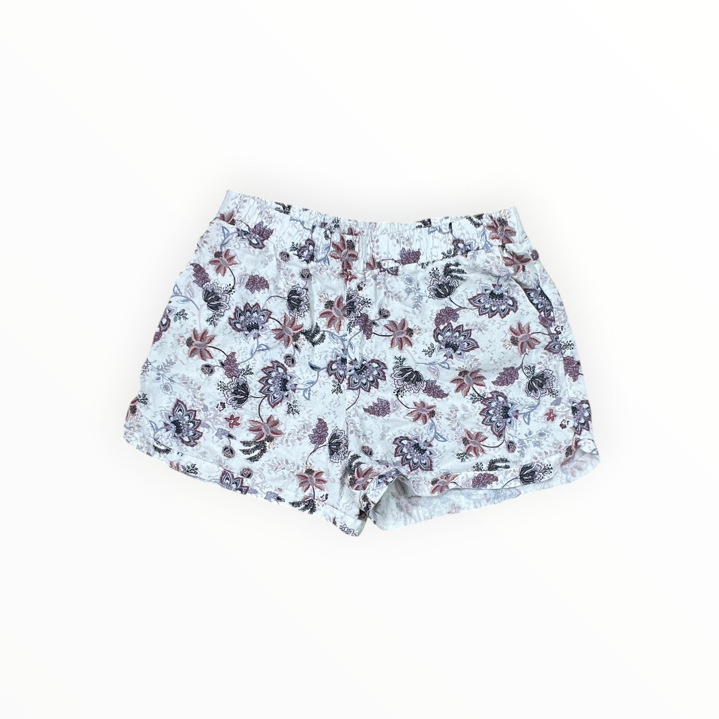 Shorts By Maurices In Cream & Purple, Size:L