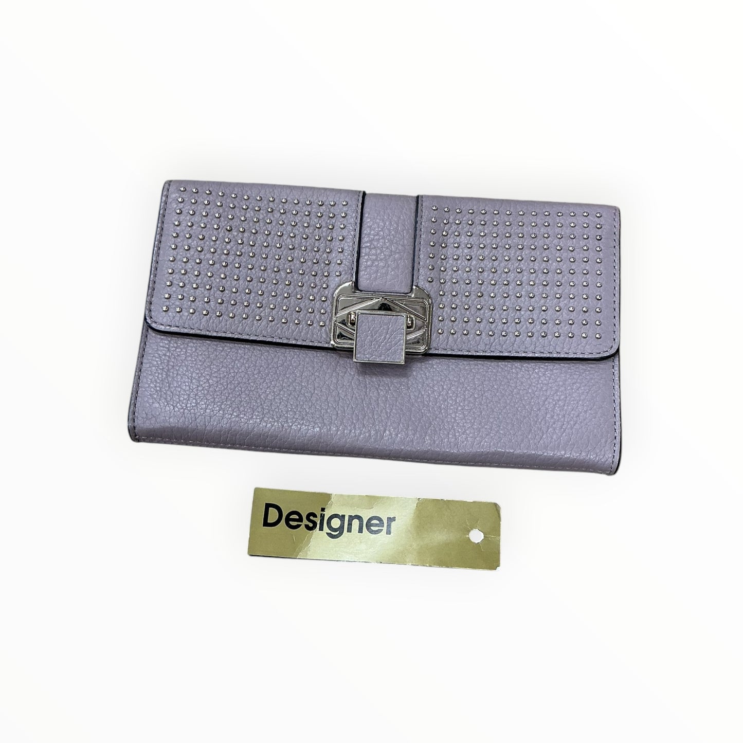 Clutch Designer By Rebecca Minkoff In Taupe, Size:Medium