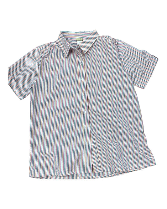 Blouse Ss By Clothes Mentor In Striped Pattern, Size:L