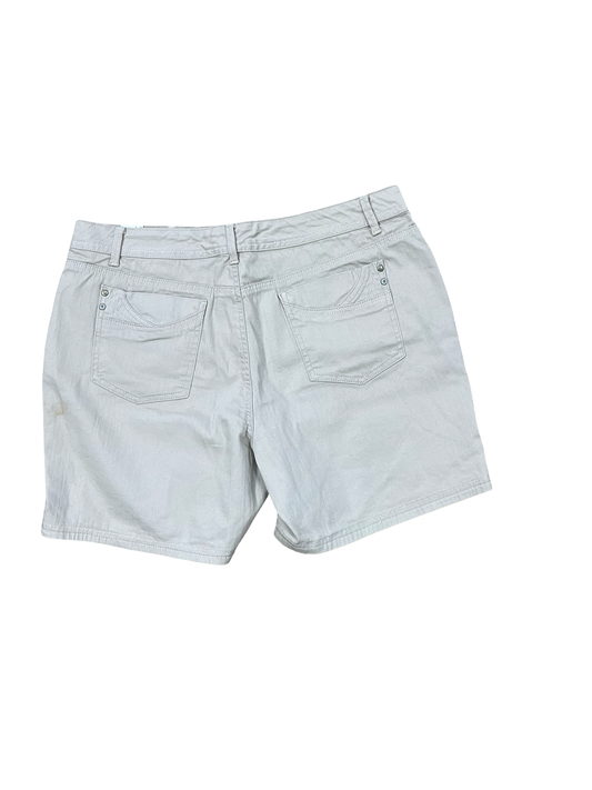 Shorts By Gloria Vanderbilt In Tan, Size:16