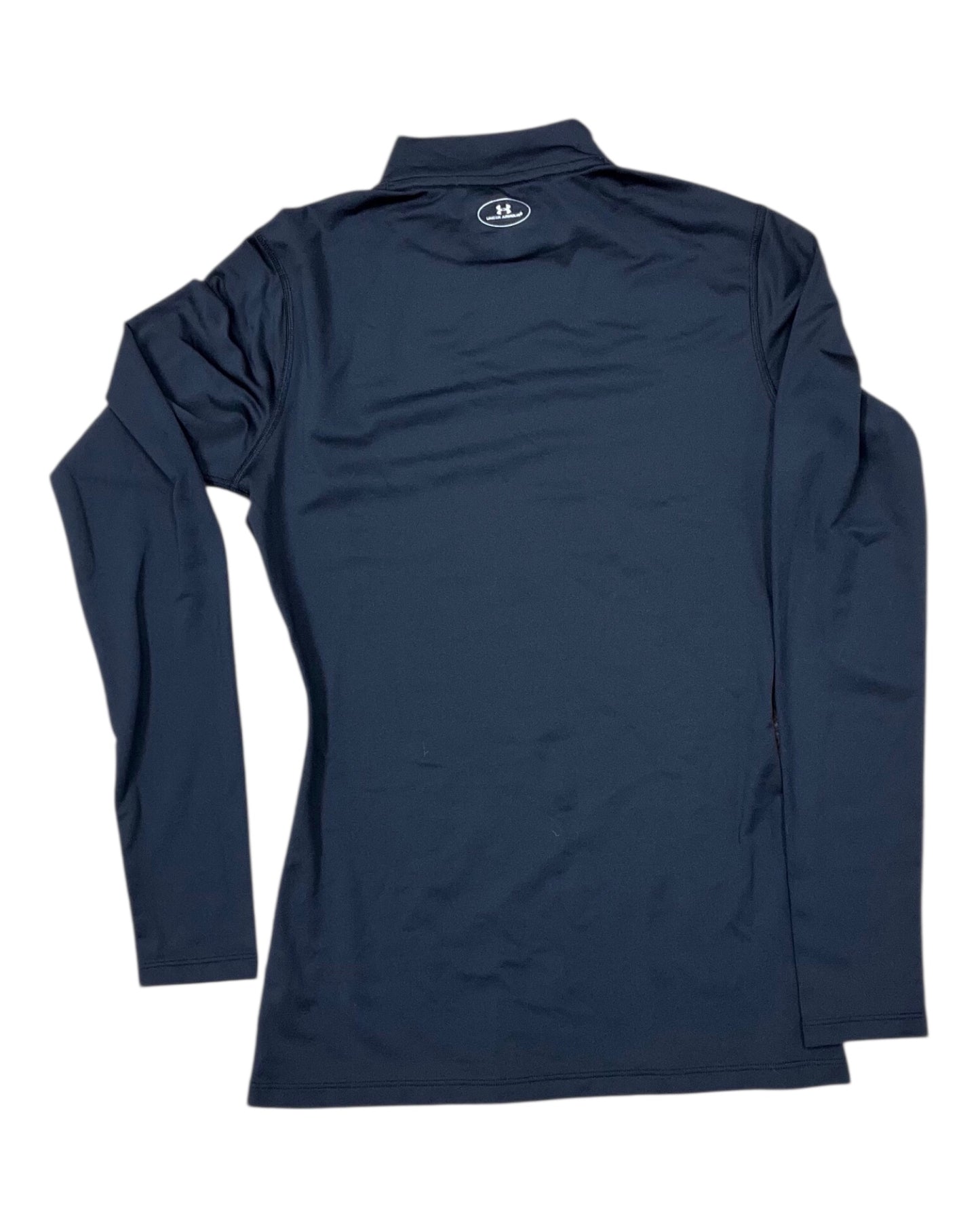 Athletic Top Ls Collar By Under Armour In Black, Size:M