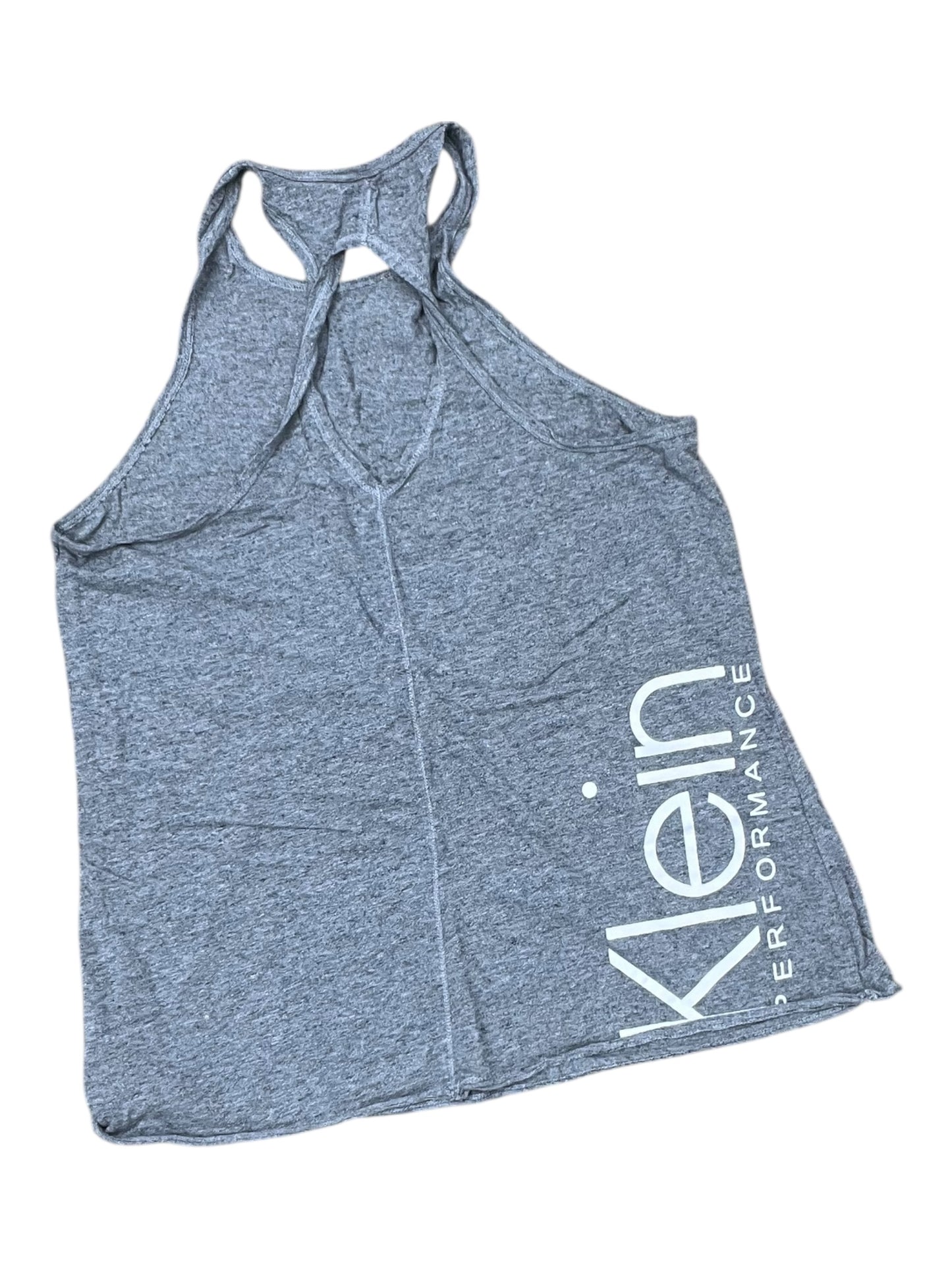 Athletic Tank Top By Calvin Klein In Grey, Size:M
