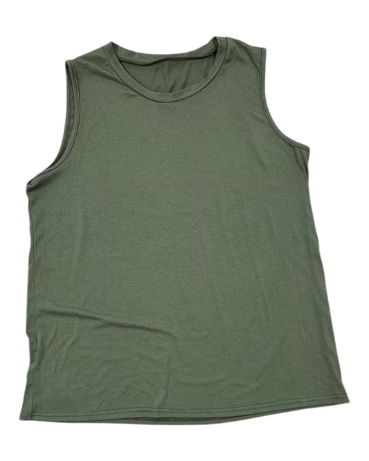 Top Sleeveless Basic By Clothes Mentor In Green, Size:Xl