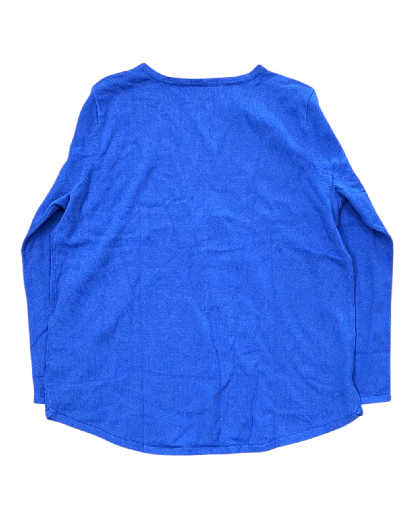 Sweater By Karen Kane In Blue, Size:L