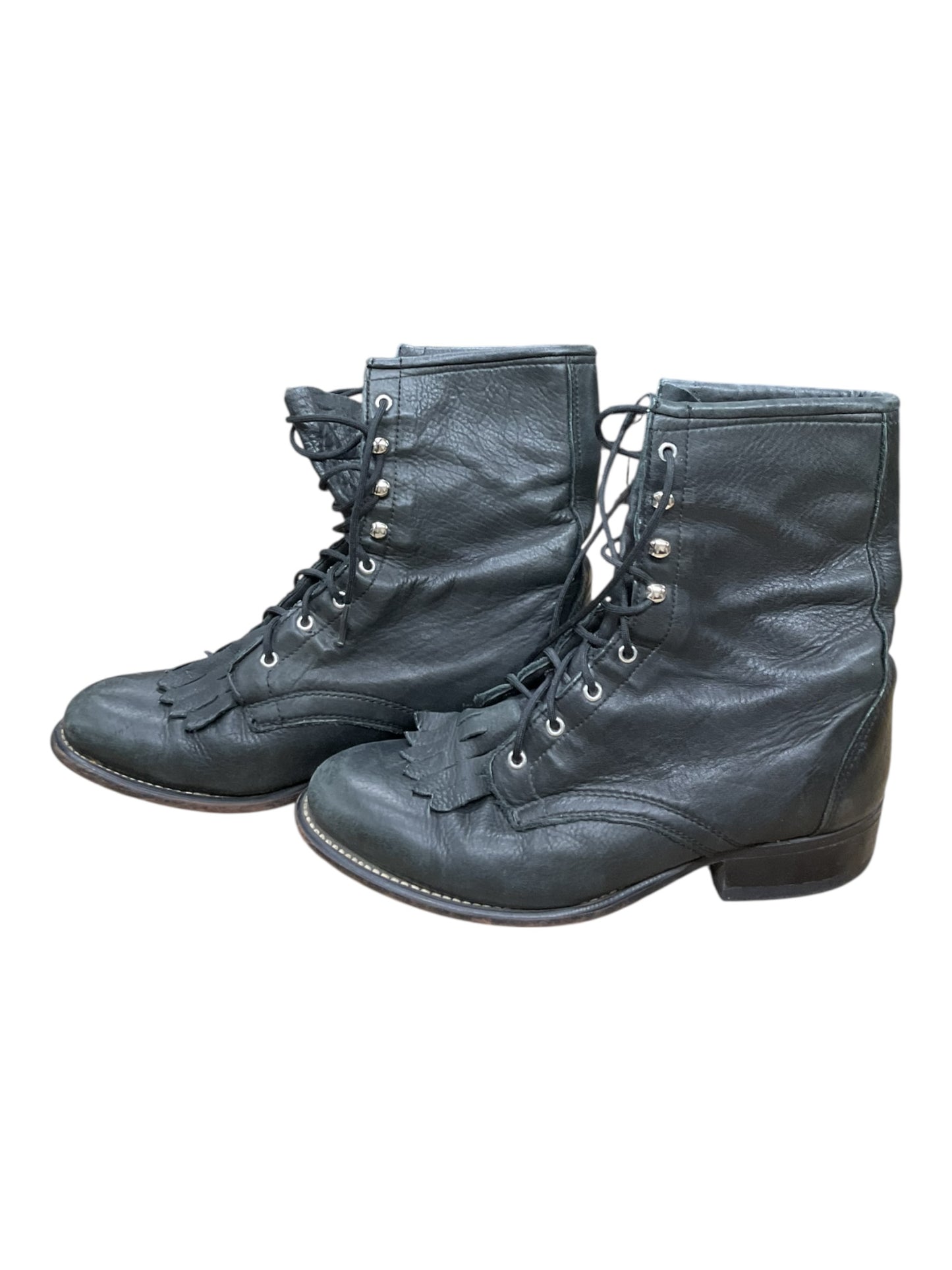 Boots Ankle Heels By Laredo In Black, Size:6.5