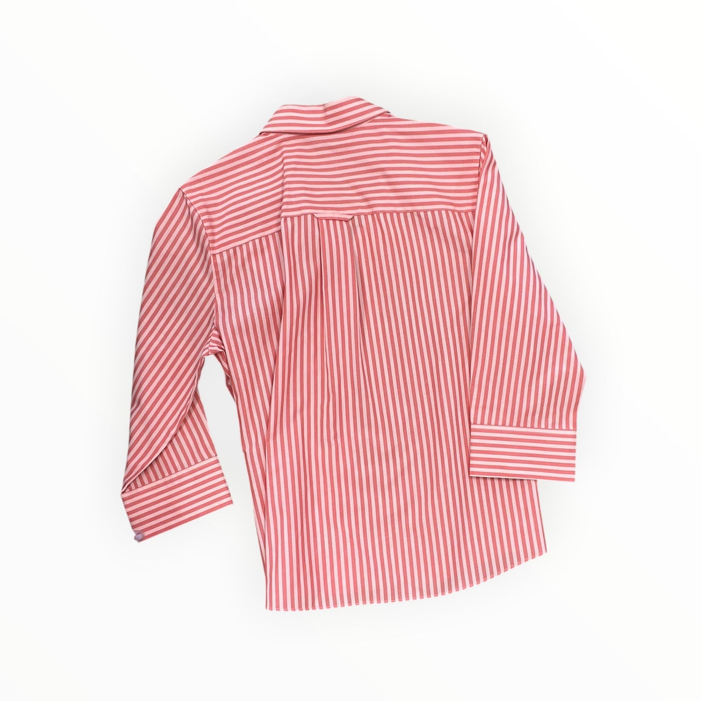 Blouse 3/4 Sleeve By Foxcroft In Orange, Size:S