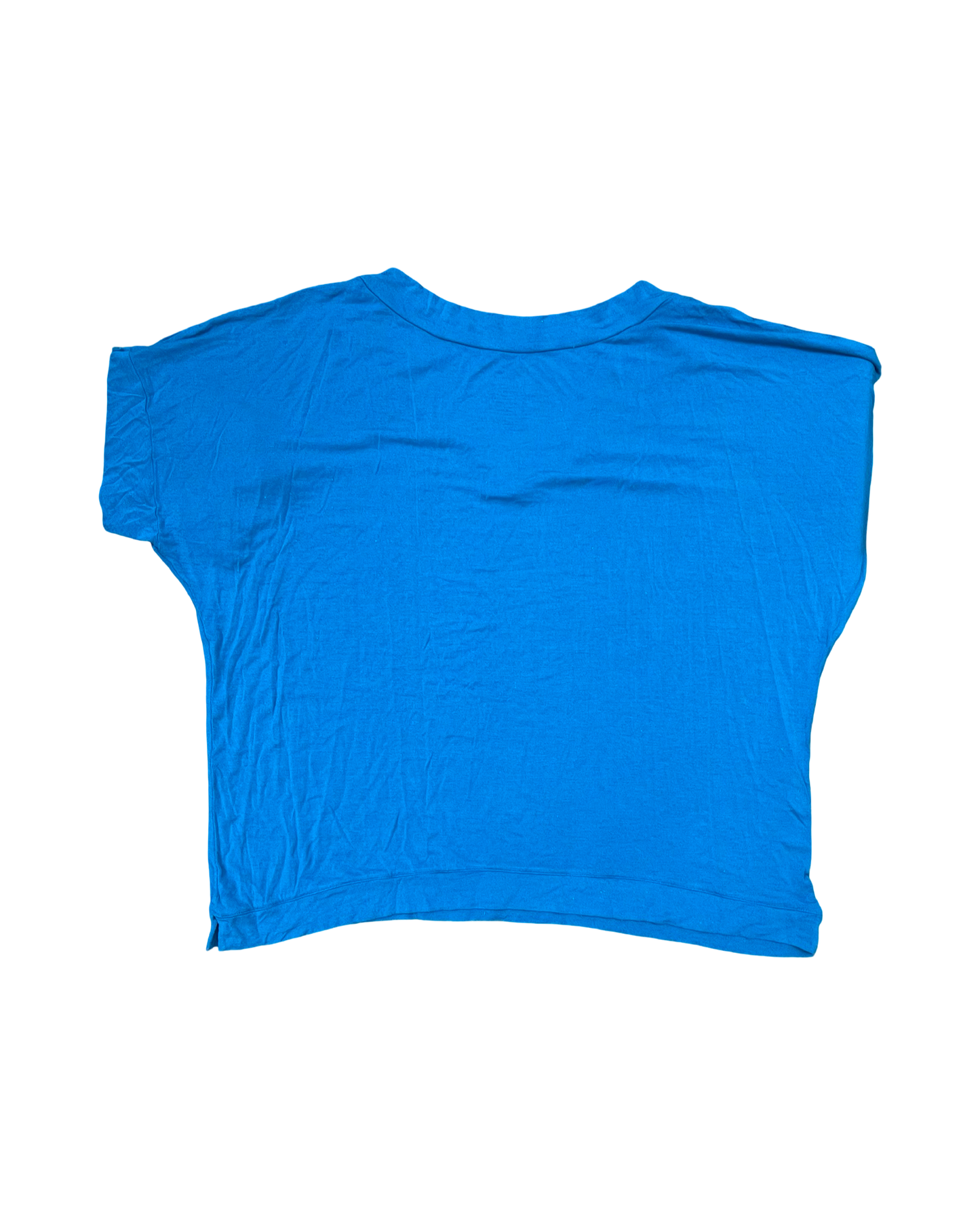 Top 3/4 Sleeve Basic By Clothes Mentor In Blue, Size:Xl